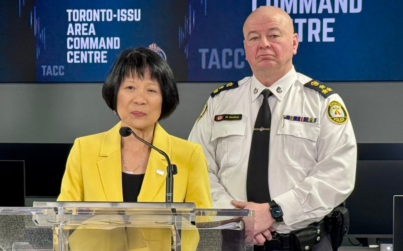 Toronto mayor and police chief