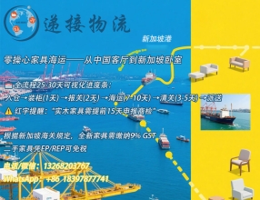 中国到新加坡家具海运全流程，移民搬家必看！